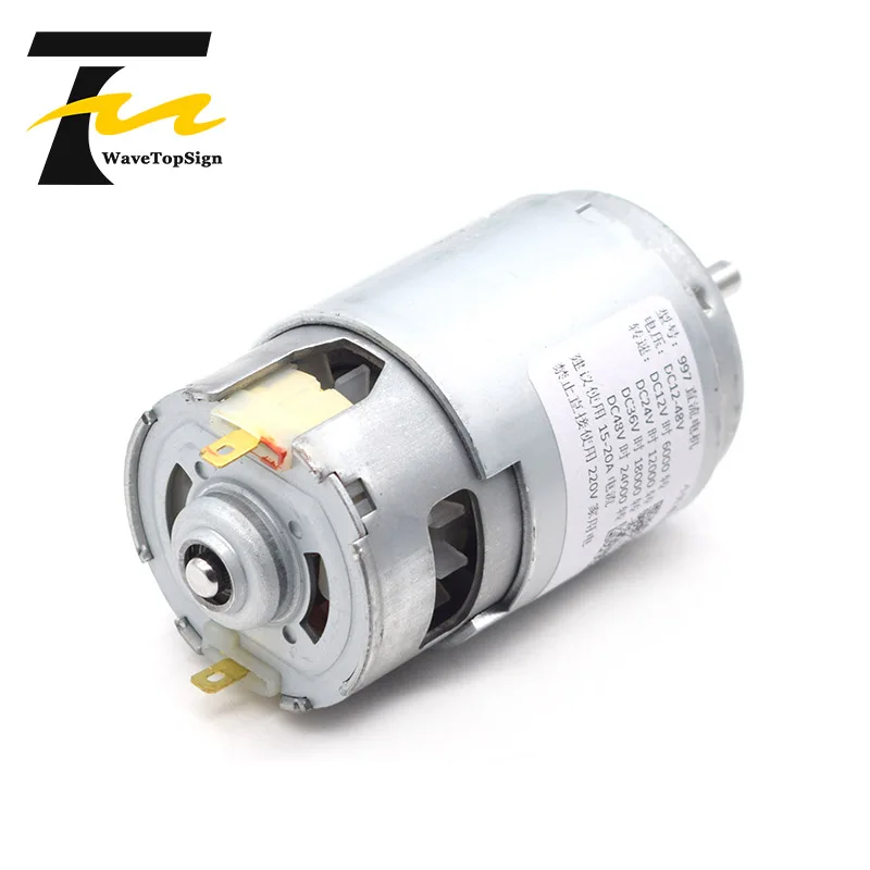 997 Powerful Dc Motor Input Voltage Dc12-36v High Speed Motor Silent Ball  Bearing Motor - Dc Motor - AliExpress