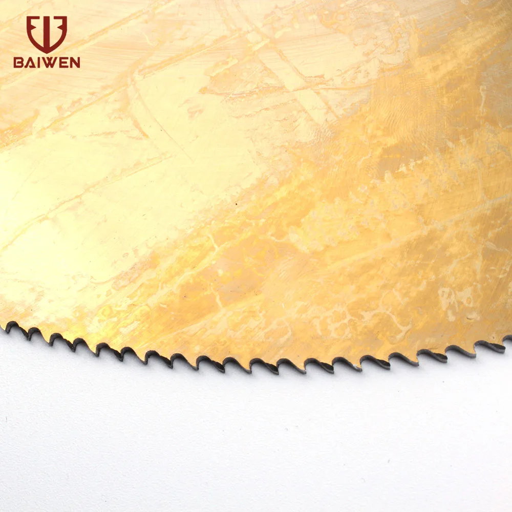 HSS Circular Saw Blade 10" Cutting Disc for Metal Copper Iron Stainless Steel Pipe Bar 250*1.6*32mm   M2 Yellow 1Pc