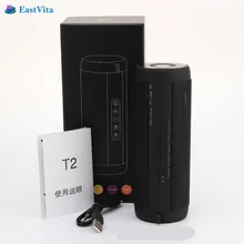 EastVita Портативный Открытый водонепроницаемый беспроводной Bluetooth динамик T2 стерео HiFi коробки поддержка TF карты FM Super Bass r30