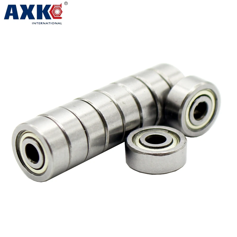 AXK 10 шт./лот 624 624Z 624ZZ шариковый подшипник 4*13*5 мм хромированный стальной Бесплатная