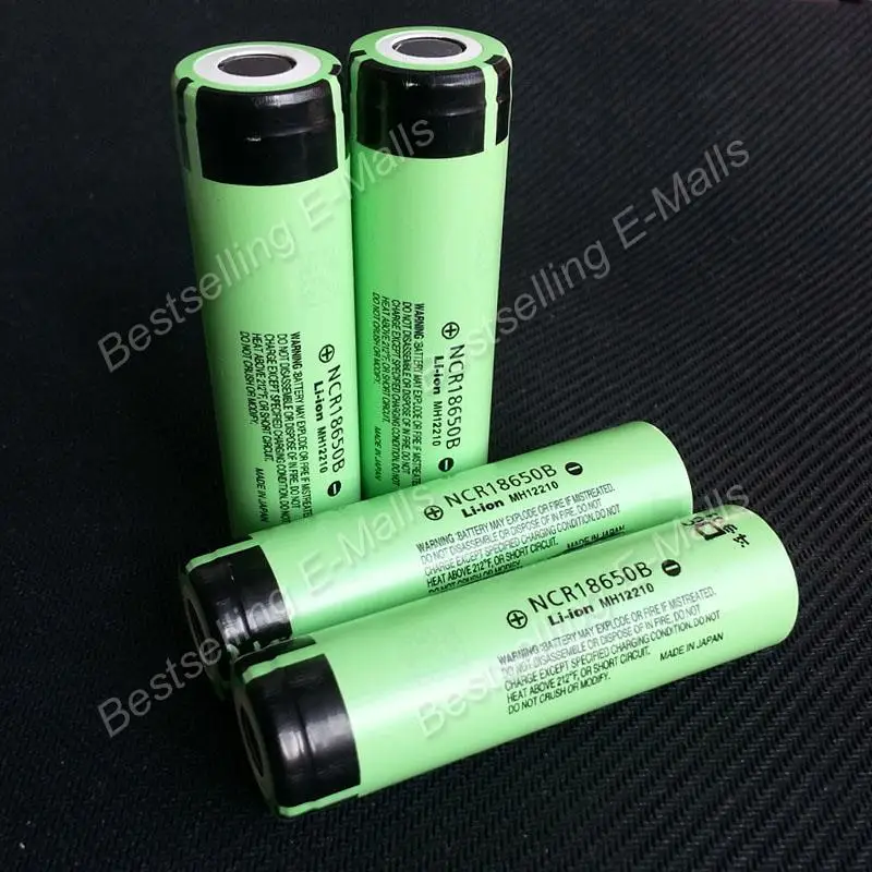 4 pieces Original NCR18650B 3.7V 3400mAh li-ion Rechargeable 18650 Battery 18650 bateria pilha recarregavel pilas recargables