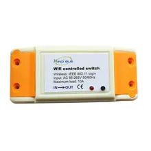 XIND ELE 220V Smart Home Remote Control Wireless Switch Module Wifi Switch Smart Home Controller Via IOS Android