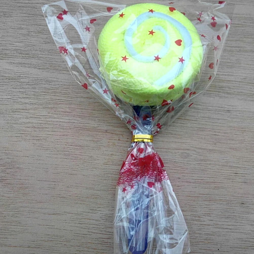 Lollipop Candy Towel Washcloth Wedding Favor Baby Shower Gift Dessert Wrap w//