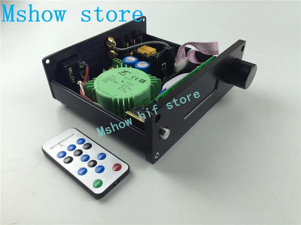 Mshow hifi audio New version PGA2310 DIP8 chip Preamp Stero Remote Volume Controller Pre-amplifier 3 ways input