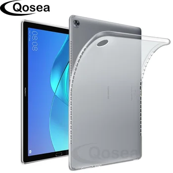 

5 Pcs Silicone Case For Huawei MediaPad M5 10.8 Tablet Case Anti-Knock Soft TPU For MediaPad M5 8.4 Transparent Protective Cover