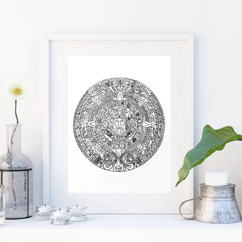 Aztec Prints Home Wall Decor