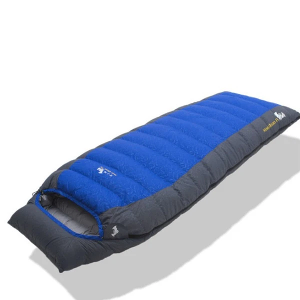 Открытый кемпинг взрослых(190+ 30)* 75 см объединяемые дизайн конверт спальный мешок Four Seasons можно сплести спальный мешок для путешествий S496 - Цвет: 600G BLUE