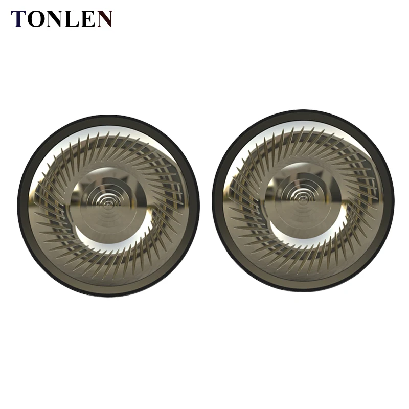 

TONLEN 2pcs 50mm HIFI Headphone Speaker Subwoofer Headset 16 ohm DIY Audio Replace Headphone Earphone Titanium Film Speakers