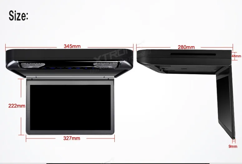 Flash Deal 13.3" Black Color Car Roof DVD Flip Down Car DVD Roof Mount Car DVD with Built-in HDMI Input & 1920*1080 HD Resolution 18 Flash Deal 13.3" Black Color Car Roof DVD Flip Down Car DVD Roof Mount Car DVD with Built-in HDMI Input & 1920*1080 HD Resolution 18