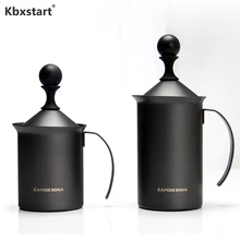 Манумотив Melkopschuime блендер Frother Миксер для кофе трафареты для торта пузырьковая чашка необычное вытягивание кофе цветок молочный пенообразователь