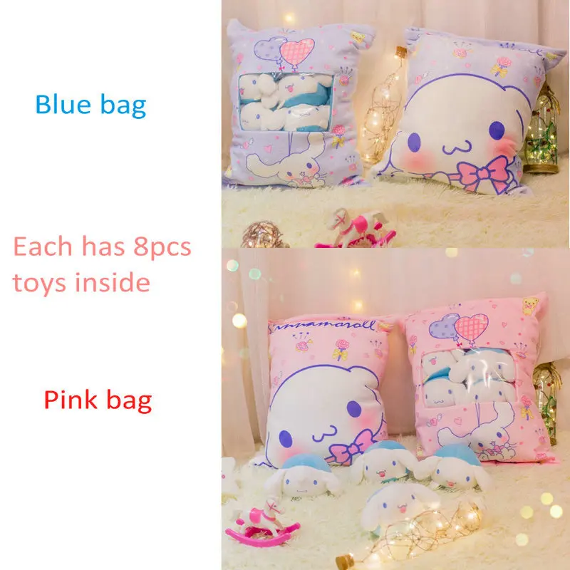 A Bag Of Sumikko Gurashi Plush 8 pcs Japanese Animation Sumikko Gurashi Soft Pillow Corner Bio Cartoon Doll for Kids children