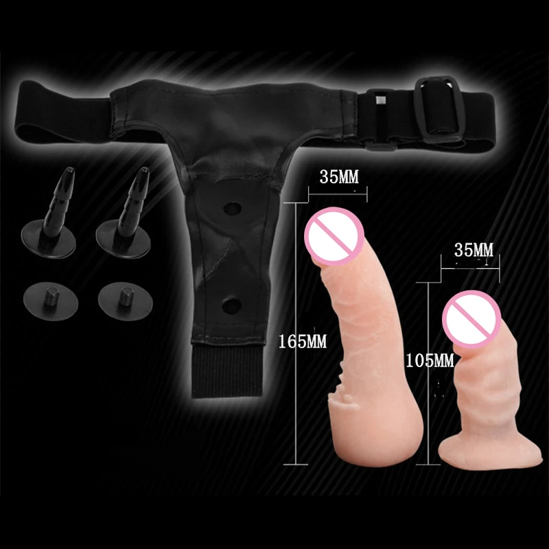 Double Dildo for women Double Ended Strapon Ultra Elastic Harness Strap On Dildo Lesbian Couples Sextoy Femme Sex Toy for Woman (6)
