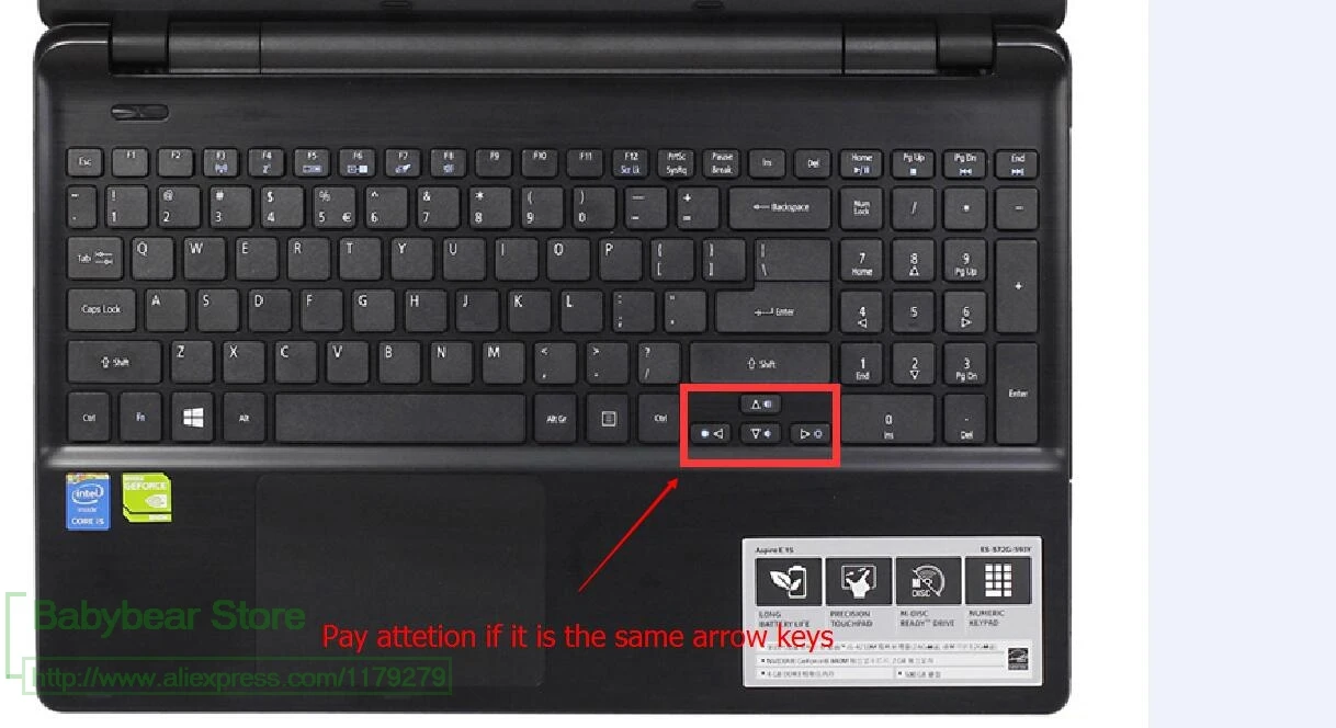 15 6 дюйм чехол для клавиатуры протектор кожи Acer Aspire E5 571G V3 551G 572G v3 571g 772G E1 572|keyboard
