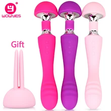 Wowyes Vibrator AV Magic Wand Massager Clitoris & G Spot Vibrador Dildo Erotic Adult Sex Toys For for woman for couples sex shop