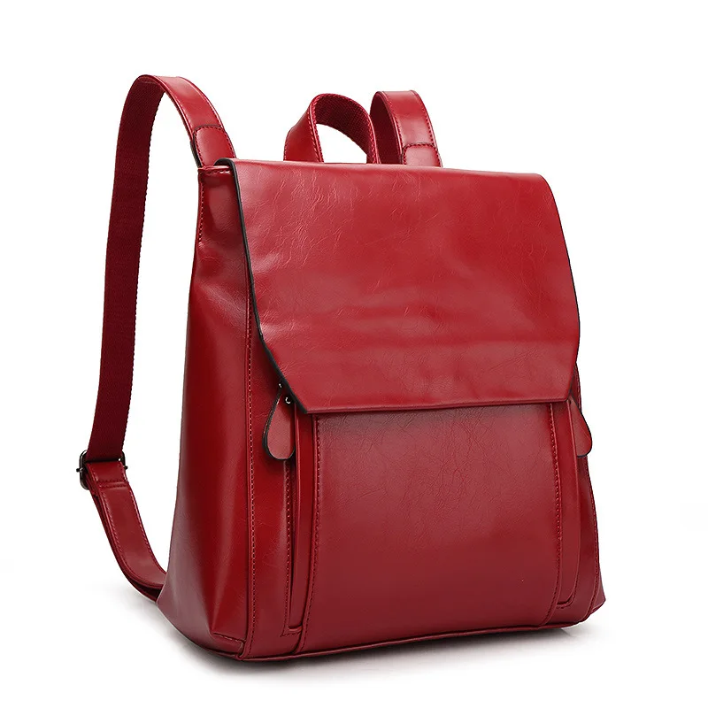Монне CAUTHY женские сумки Классический лаконичный досуг модный рюкзак сплошной цвет черный синий коричневый армейский зеленый и винный красный сумка