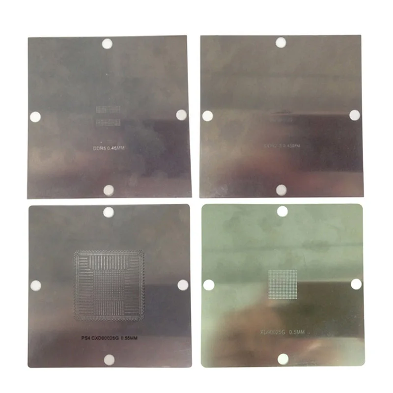 

90x90mm BGA reballing stencils solder ball steel PS4 stencil template for BGA IC reball station