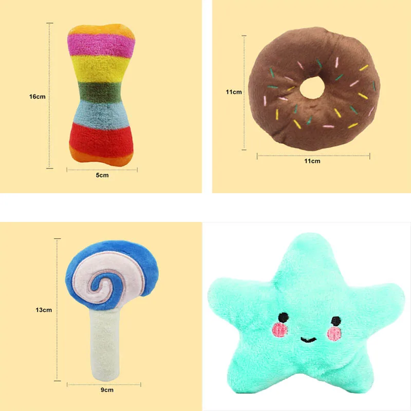 Fleece dog toys