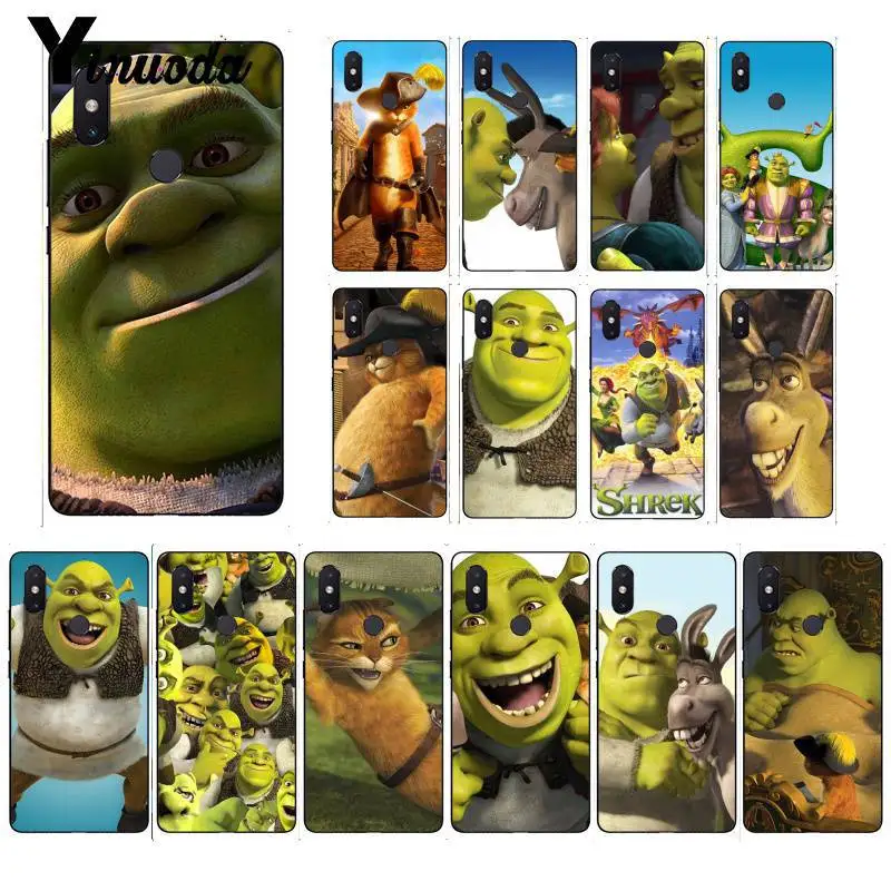 

Yinuoda Stupid lovely Shrek Luxury Unique Design Phone Case for Xiaomi Mi 6 Mix2 Mix2S Note3 8 8SE Redmi 5 5Plus Note4 4X Note5