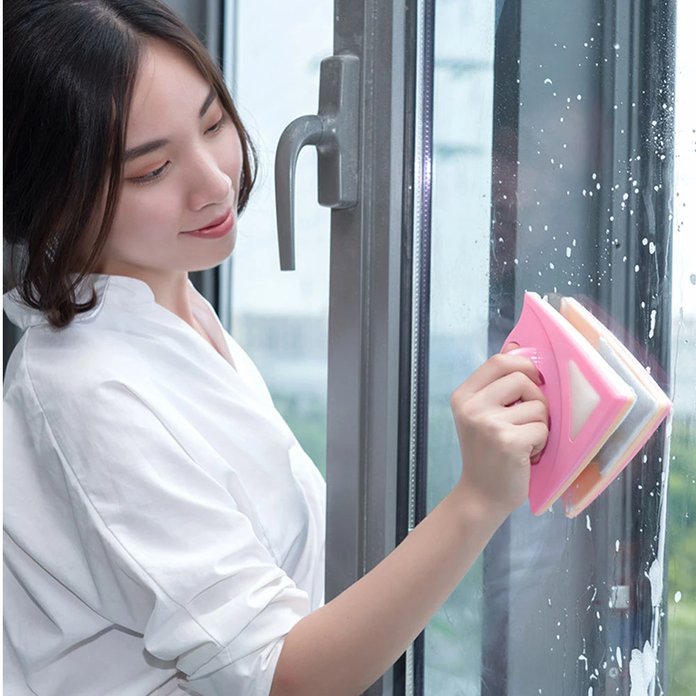 

Magnetic Clean Brush For Washing Windows Wizard Window Cleaner Double Side Glass Wiper Useful Glazing Wash Cleaning Bushes Tools