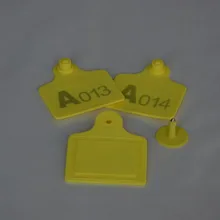 Пассивный uhf rfid smart digital скота ухо тег для сельского хозяйства Управление