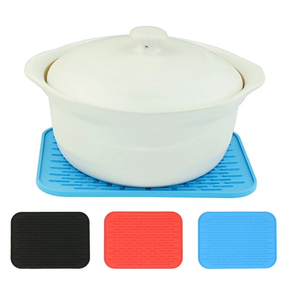 Чашка большая Защитная Посуда шайба силиконовая Антибактериальная кухонная подушка коврик для сушки посуды сушилка для дома термостойкий