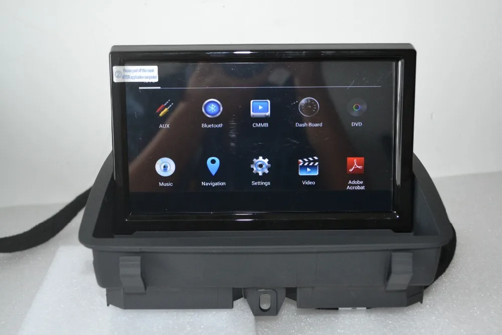 Discount 8 inch android 4.4 Car GPS Navigation fit for Audi Q3 2011-2015,,canbus,keep original cd,English,russian,protugeuse,spanish 5