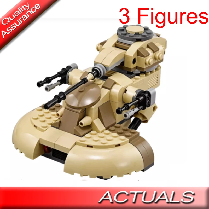 

Bela 10371 251pcs Star Series Wars AAT Attack Tank Building Block Robot Model Bricks Figures DIY Toy 1 75080