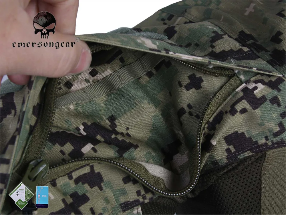 Emersongear армейские футболки военные BDU Охота Одежда Emerson тактическое боевое Нападение футболки AOR2 серый волк EM9316