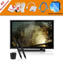 2 Pens UGEE UG-1910B 19″ Inches LCD Monitor Graphic Drawing Tablet+VGA Adapter For MacBook+Screen Protector+USB Charging Cable