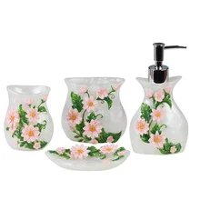 Европейский стиль ванная комната набор принадлежностей из четырех частей набор из пяти предметов резиновая зубная щетка чашка отель чашка зубы lo831106