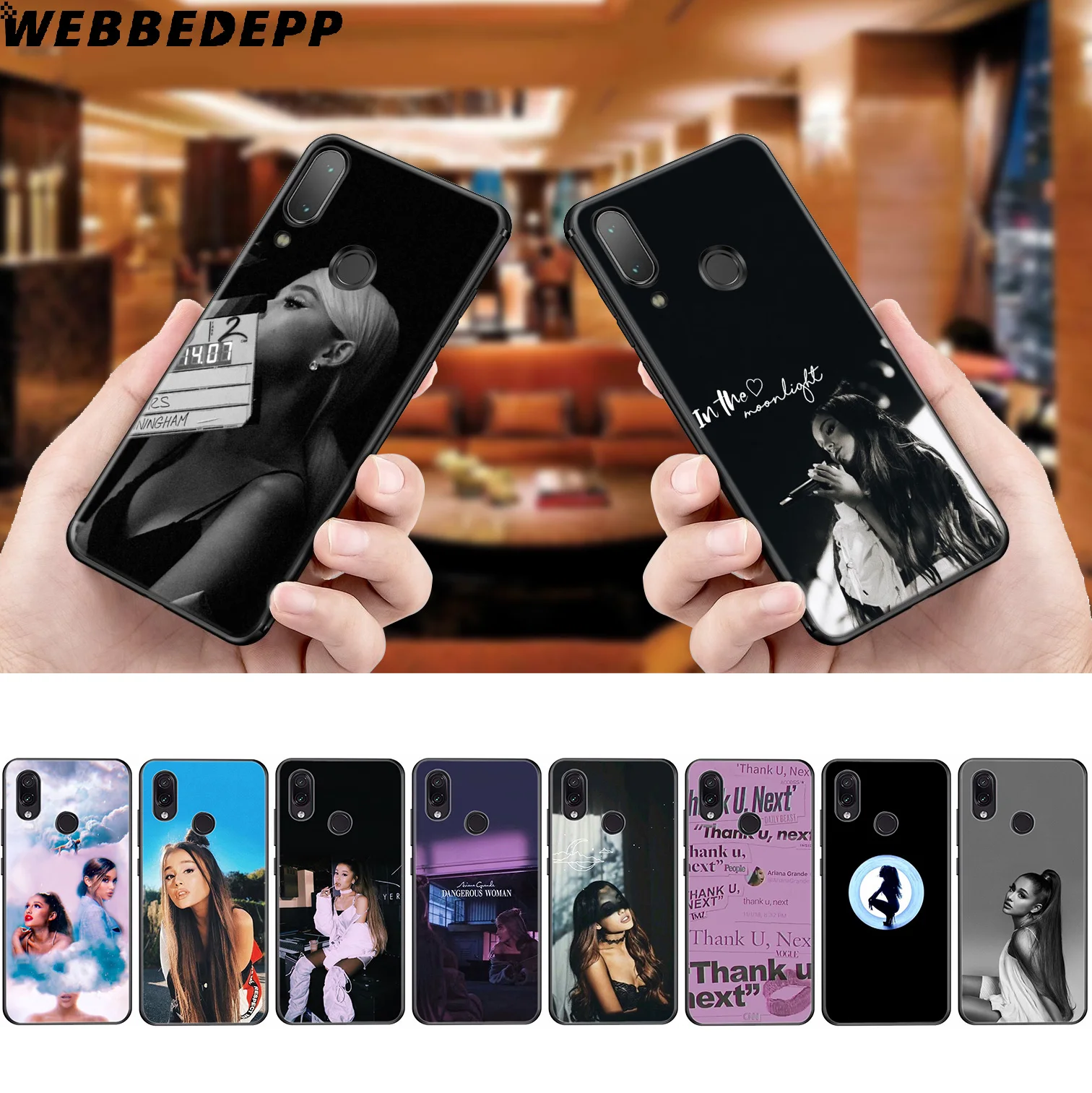 WEBBEDEPP Ariana Grande сексуальный мягкий чехол для Xiaomi Redmi K20 7A 4A 4X5 5A 6 6A S2 Note 8 7 Pro Plus Prime |