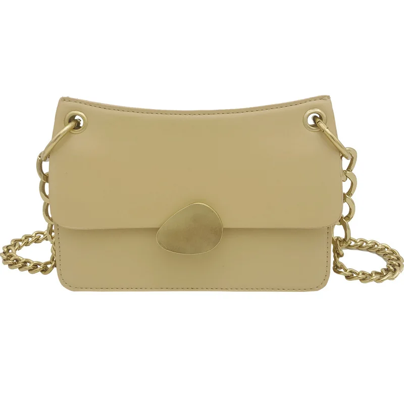 

2019 Small Bag Woman Package All-match Tide Single Shoulder Satchel Concise Small Square Package Casual Solid Versatile B484