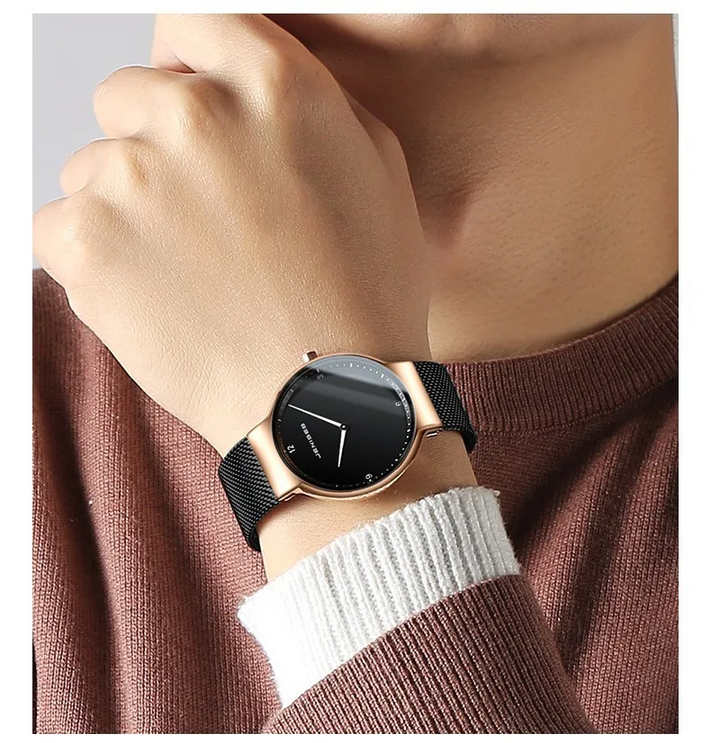 Пара часов для мужчин и женщин, роскошный бренд, тонкие полностью сетчатые простые элегантные водонепроницаемые часы для влюбленных пар, кварцевые деловые наручные часы