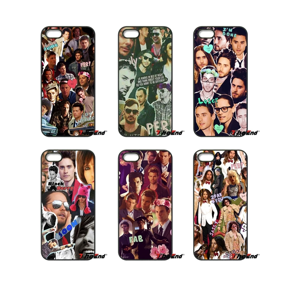 Для ipod touch iphone 4 4S 5 5S 5C SE 6 S 7 Plus Samung Galaxy A3 A5 J3 j5 J7 2016 2017 Джаред Лето fab коллаж Книги по