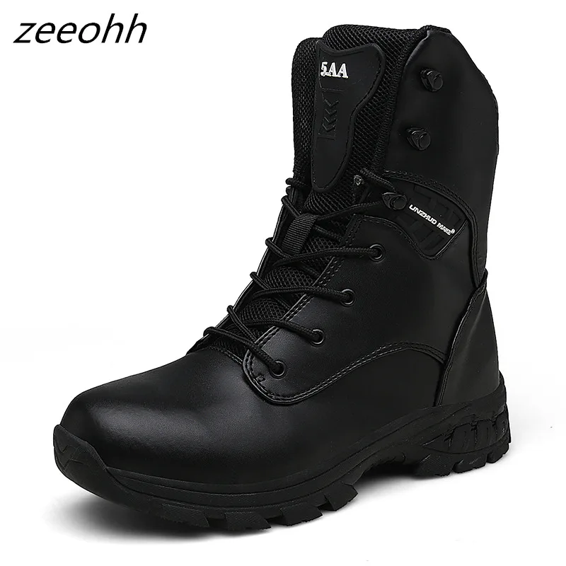 Billig Neue Outdoor Taktische Sport männer Schuhe gummi sohle Wandern Schuhe Männlichen Outdoor Winter Jagd Stiefel Berg Schuhe Männer Armee stiefel