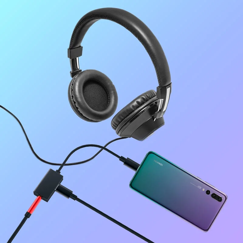 Адаптер USB Type C с разъемом 3 5 мм для наушников Xiaomi Mi 6 Huawei Mate 10 Pro зарядка и