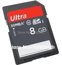 8GB 30M/S Ultra Speed SD Card For Raspberry Pi Model B Free shipping