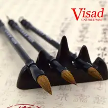 3 шт./упак. коричневые китайские каллиграфические кисти ручка с шерсть ласки художественные принадлежности кисть для письма кисти для Акварели Кисти для краски