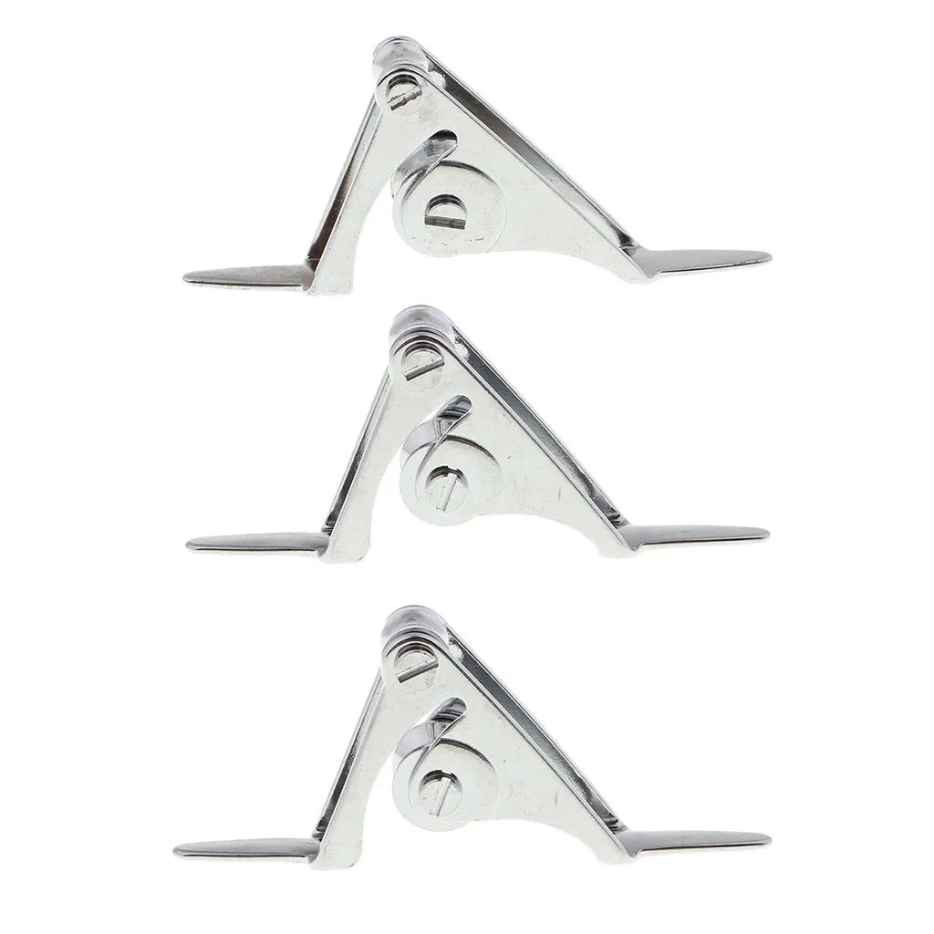 3PCS Stainless Steel Fishing Rod Roller Guide for Boat Slow Casting or Trolling Game Tip Top Ring Fishing Accessories