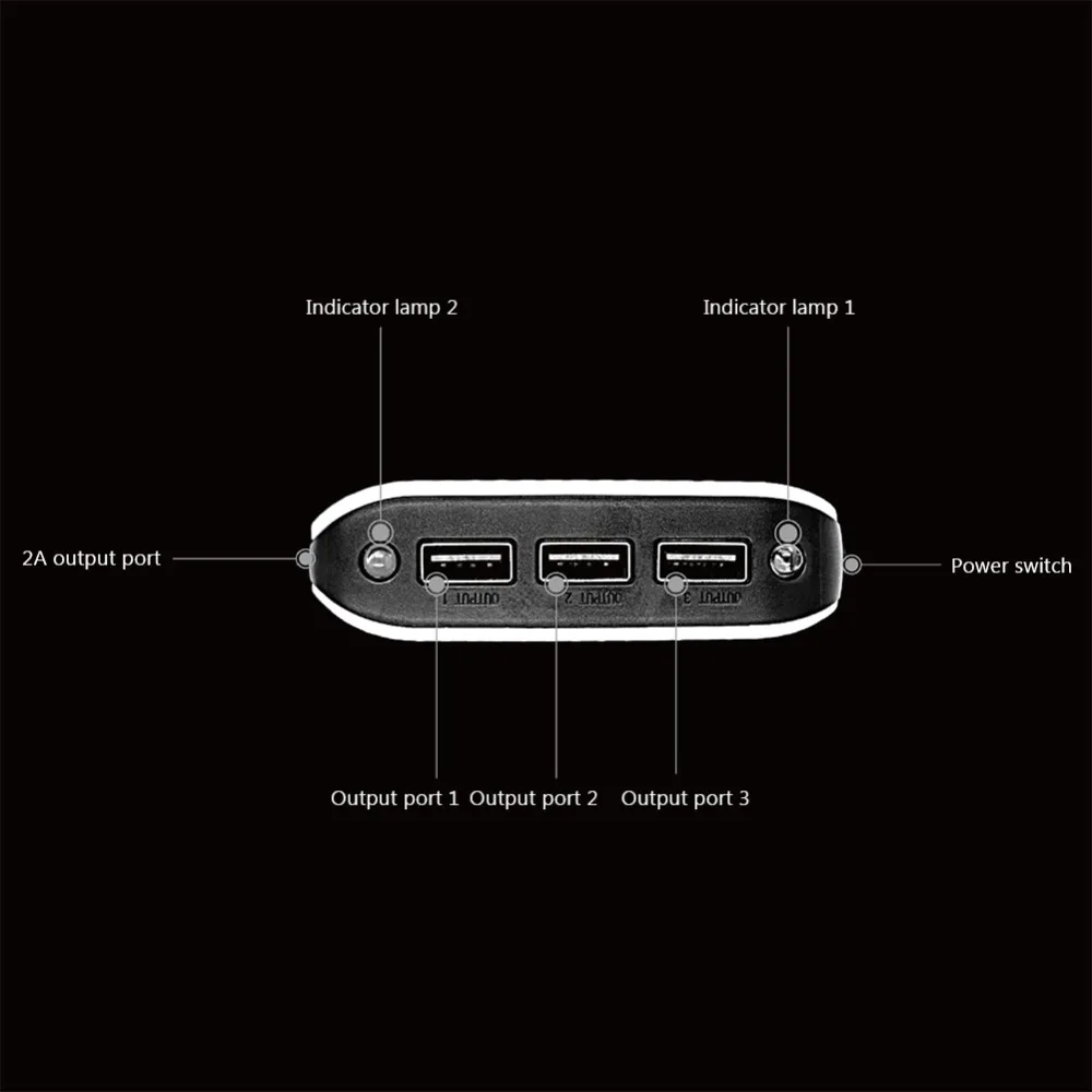3 USB порта DIY 18650 аккумулятор внешний аккумулятор чехол корпус светодиодный светильник ЖК-экран дисплей внешний аккумулятор DIY коробка батареи Коробка зарядное устройство для телефона