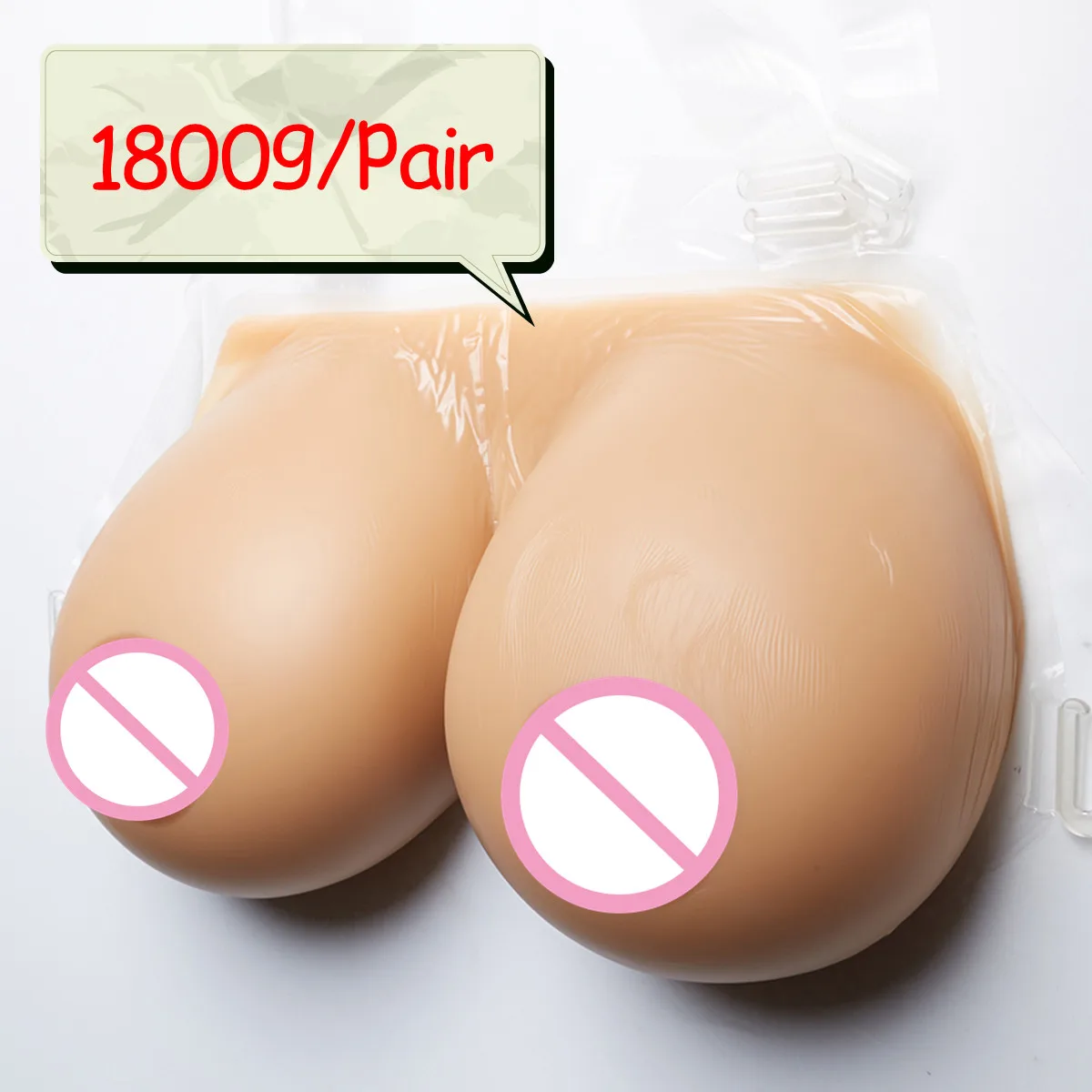 

1800g/pair Crossdresser Fake Boobs Cleavage Tits Rrealistic Bionic Silicone Breast Forms Suntan Silicone Breast E Cup
