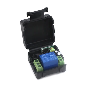 

New DC12V Mini Relay 1 CH RF Wireless Remote Control Switch System 1pcs Separate Receiver 315 /433MHZ