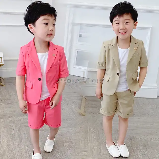Kids Summer Blazers Boy Suit For Weddings Formal Dress Boy Costume Enfant Garcon Mariage Jogging Blazer Girls Birthday Tuxedo Clothing Sets Aliexpress
