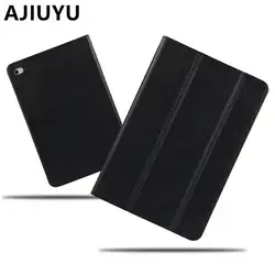 Ajiuyu случае Пояса из натуральной кожи для Apple iPad Mini 4 коровья Smart Cover Защитный протектор для iPad mini4 Планшеты 7.9 дюймов Чехол