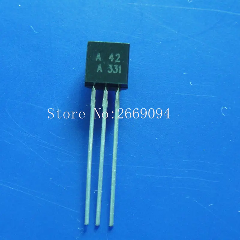 

1000pcs in-line triode transistor TO-92 0.5A 300V NPN Original new MPSA42 A42