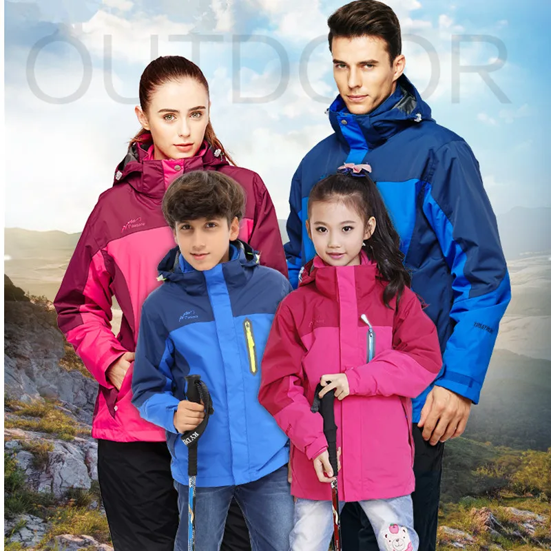 2016 Family Outdoor Hiking Jackets Cheap male clothing Mountain