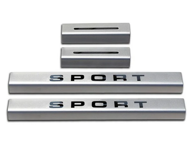 

Stainless Steel Car Door Sill Scuff Plate Trim Guards Sills Pad Threshold For Land Rover Range Rover Sport 2014-2018 Car Styling