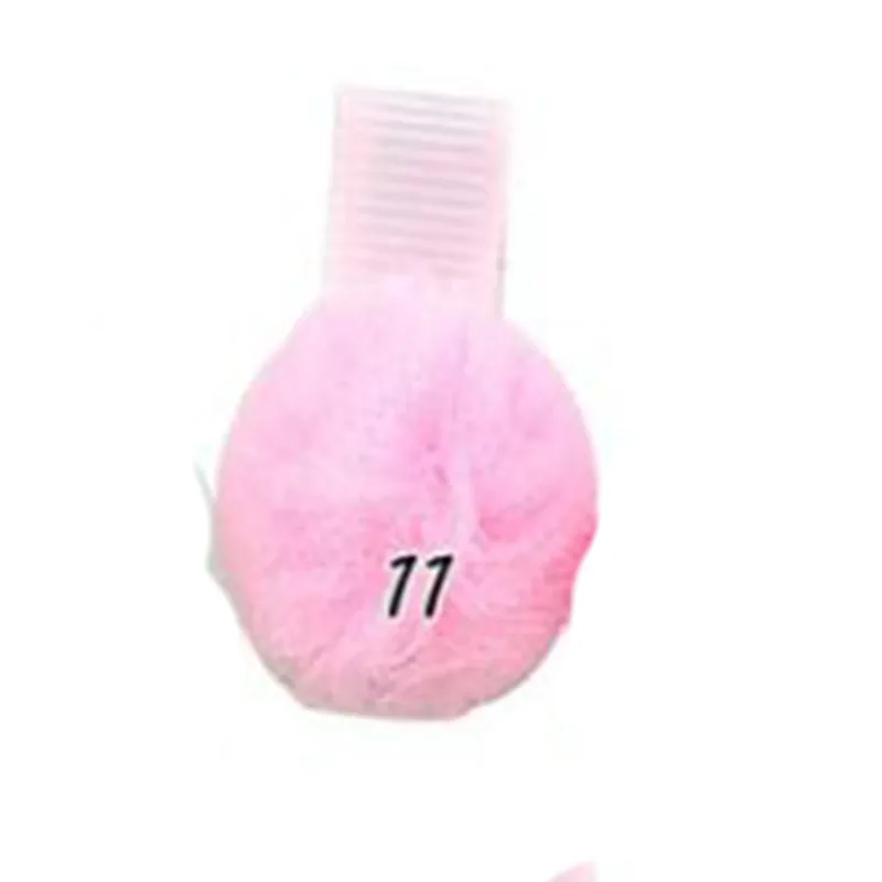 UNTAMED мини-сеть пряжа мяч маленькие заколки для волос Детские заколки аксессуары для волос подарки для детей девочки заколки для волос головной убор - Цвет: 11 Pink