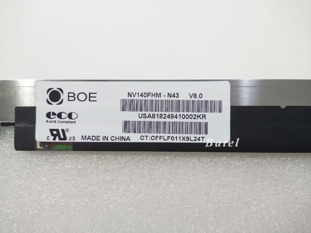 NV140FHM-N43 NV140FHM N43 для Boe матрица ЖК-экрана ноутбука 14 0 &quotFHD 1920X1080 30pin матовая Замена IPS