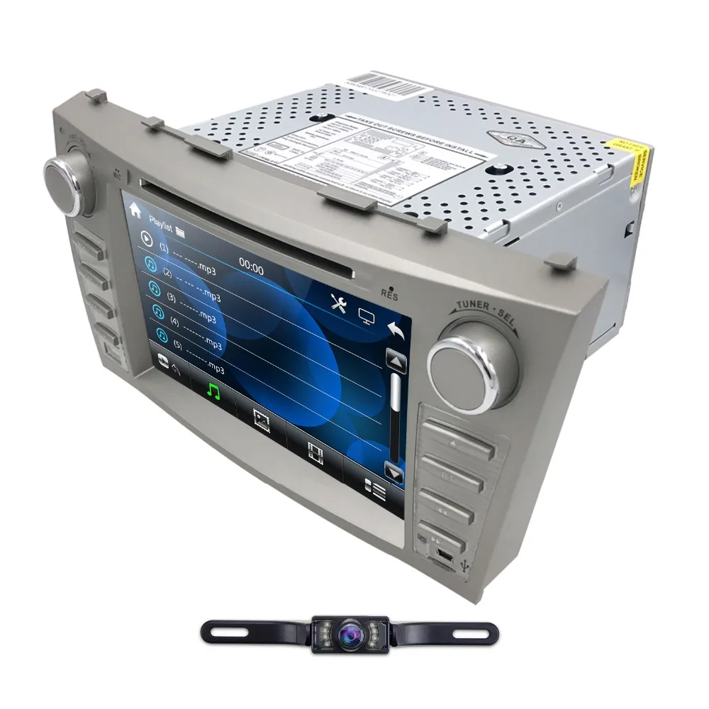 Best 8" 2Din Car DVD Player For Toyota Camry 2007-2011 AURION 2006-2011 Radio Stereo GPS Navigation DAB+ Mirror Link Bluetooth+Camera 4